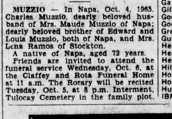 Clipping from The Napa Valley Register